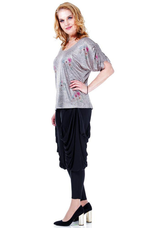Bluza pictata jerse  Liza Panait Liza Panait Online Boutique